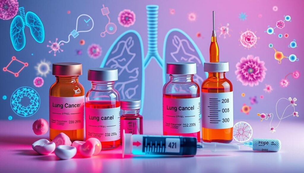 types of chemotherapy for lung cancer