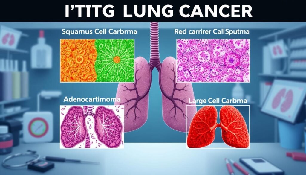 types of lung cancer and sputum signs