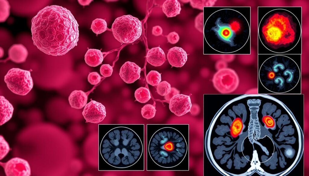 types of lung cancer detectable by PET scans