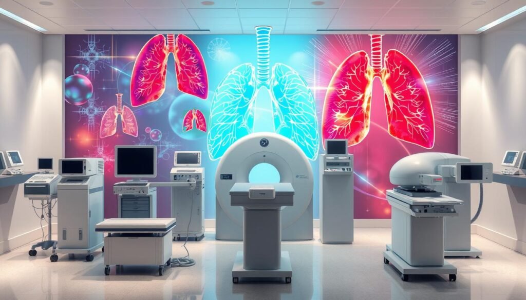types of lung cancer radiation therapy