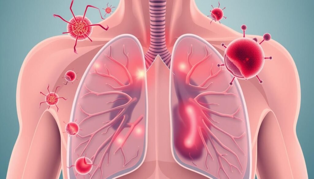 understanding chest pain in lung cancer
