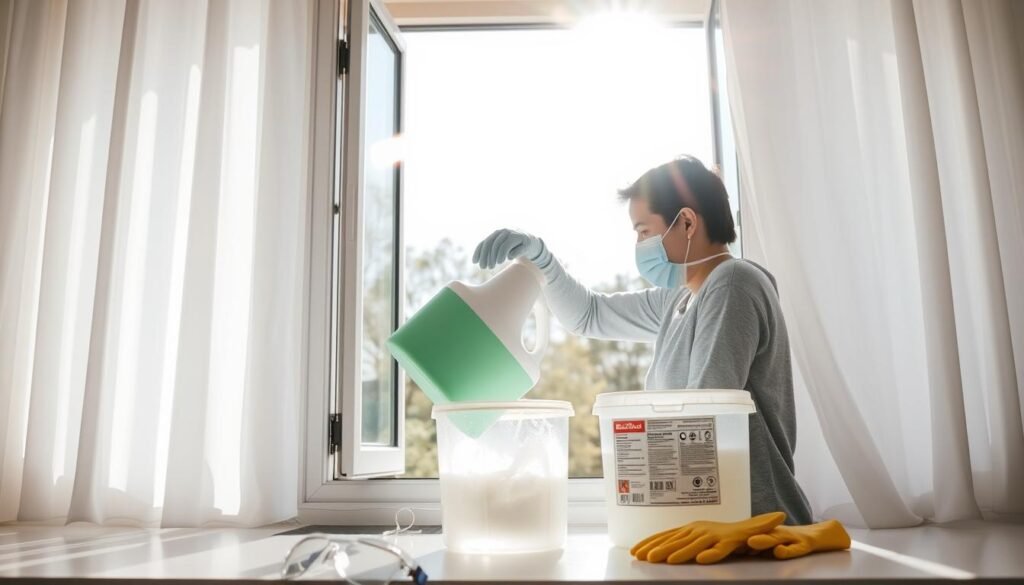 ventilation when using bleach