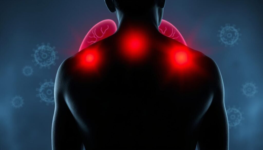 what does back pain from lung cancer feel like