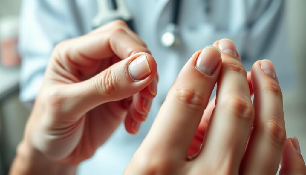 what is the finger test for lung cancer?