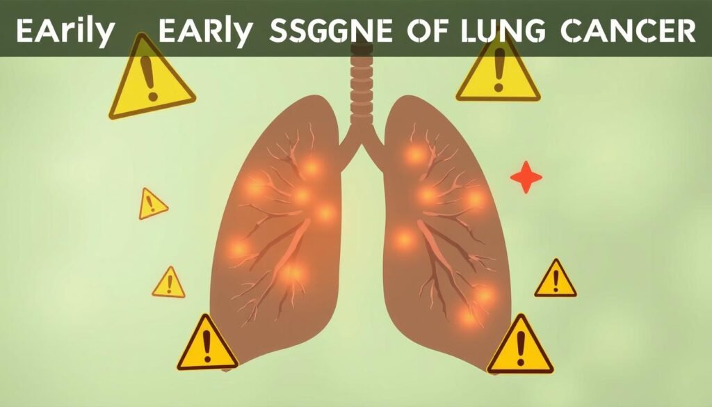 what is usually the first sign of lung cancer
