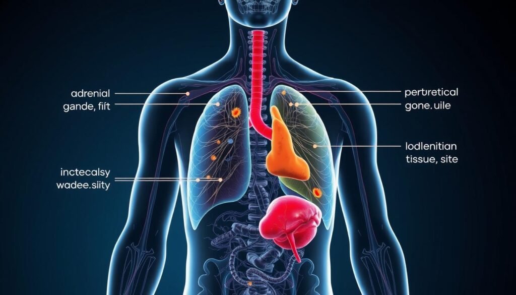 where does lung cancer metastasis to
