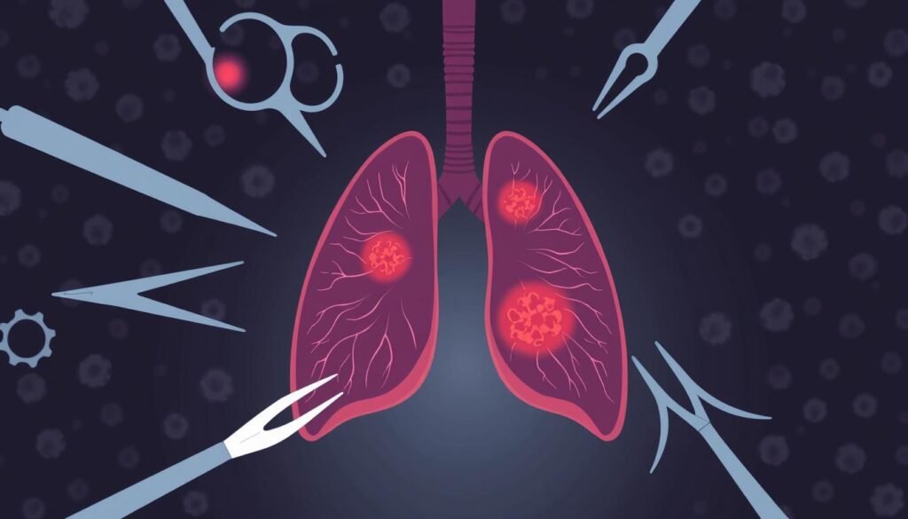 why is surgical removal of lung cancer ineffective