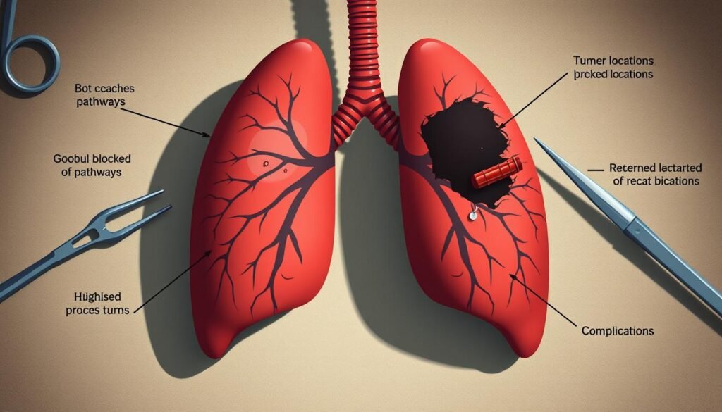 why is surgical removal of lung cancer ineffective