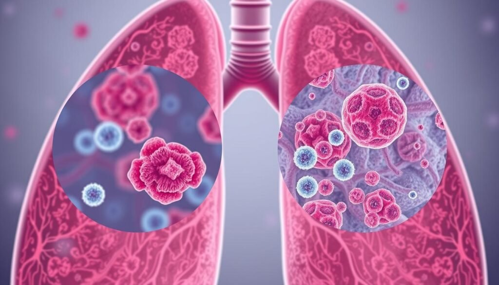 Classification of lung cancer types