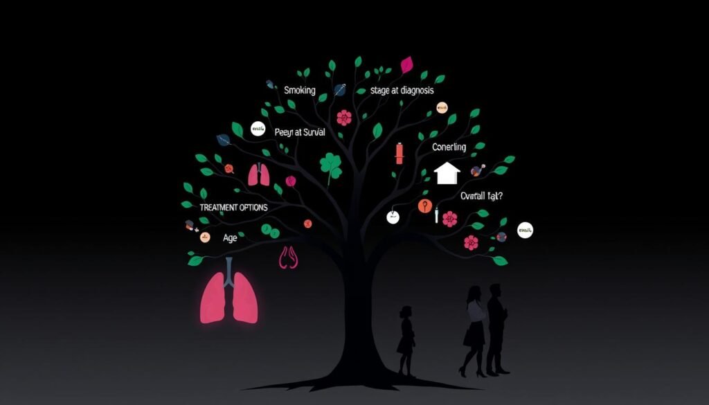 Factors affecting lung cancer survival