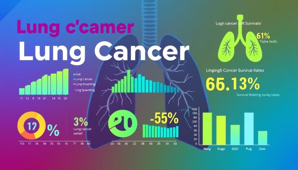 Overall lung cancer survival rate