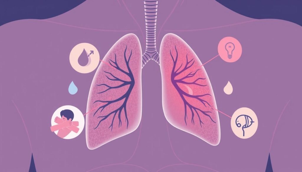 Symptoms leading to lung cancer diagnosis