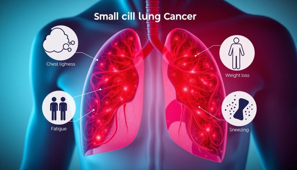 Symptoms specific to small cell lung cancer
