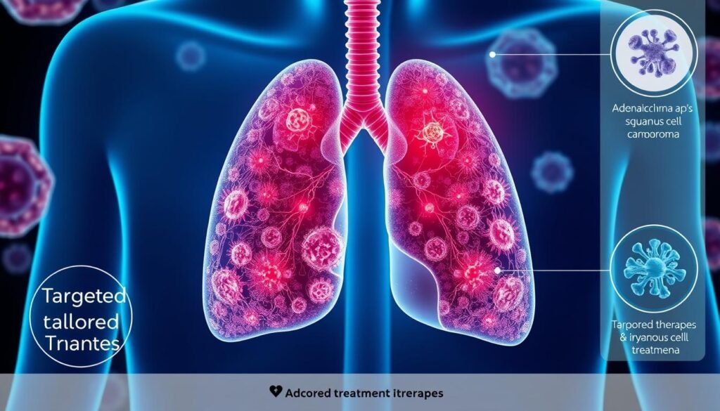 Treatment variations by lung cancer type