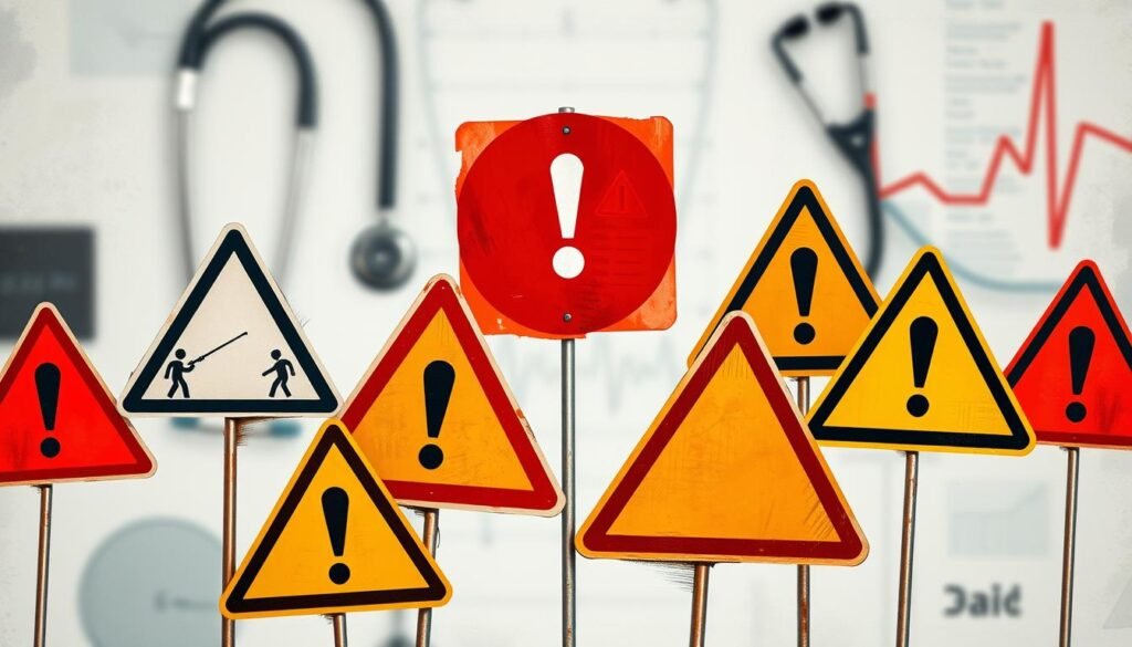 Warning signs before diagnosis