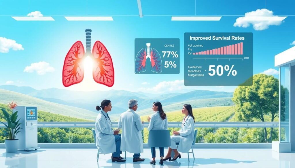 benefits of following lung cancer guidelines