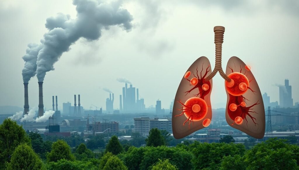 environmental pollution impact on lung cancer risk