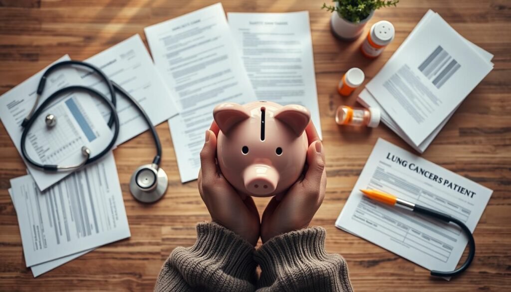 financial support for lung cancer patients