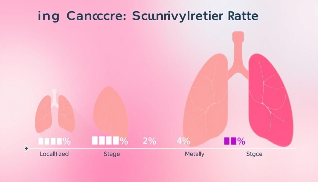 lung cancer survival rate by stage