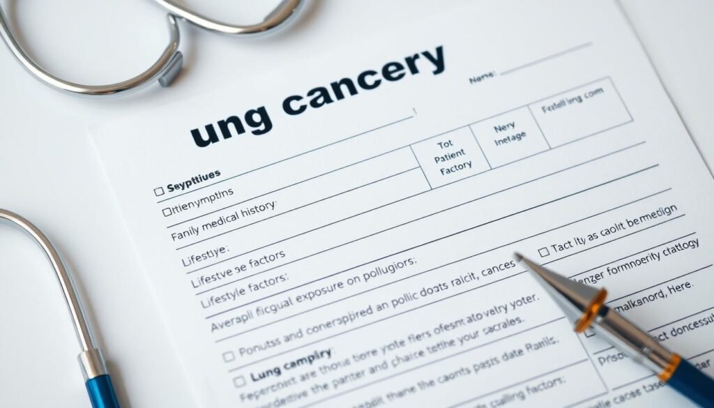 medical history for lung cancer