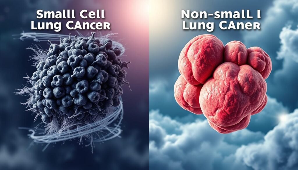 prognosis of small cell vs non-small cell lung cancer
