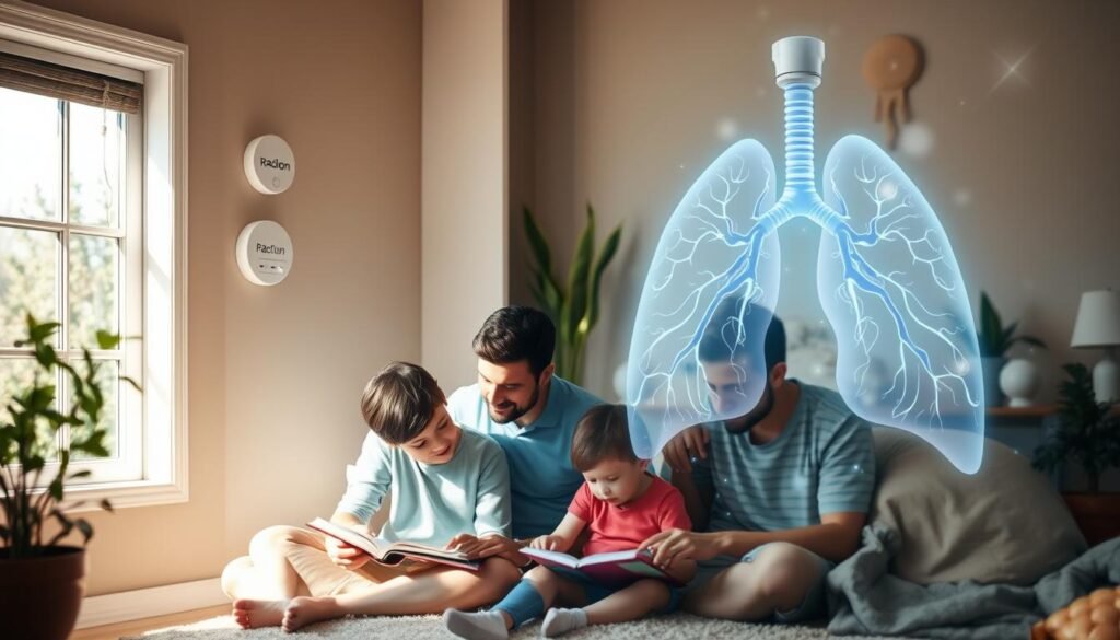 radon exposure and lung cancer risk management
