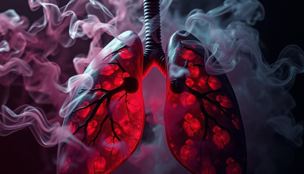 risks of vaping on the respiratory system